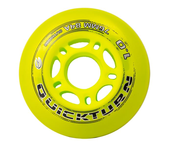 Graf Outdoor Skate Rollen-Set 80 mm, Gummi, 4-er Set, Härte 84A