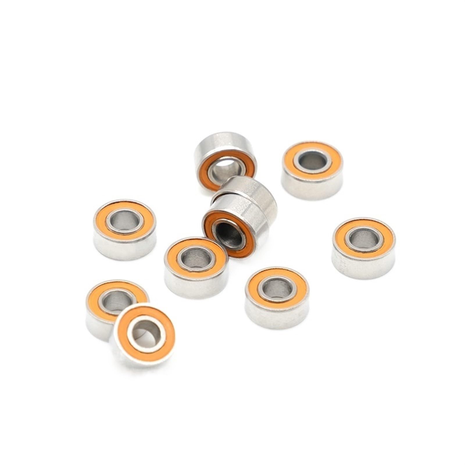 VSPPJYFG Bimetal Seal Shield Micro deep Groove Bearing 1pcs S683RS CB 3x7x3mm Stainless Steel Hybrid Ceramic Ball Bearing High Speed Bearing Without Grease Fast Turning