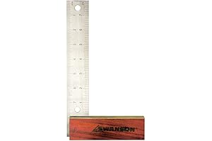 Swanson Tool TS152 8-Inch High Visibility Try Square