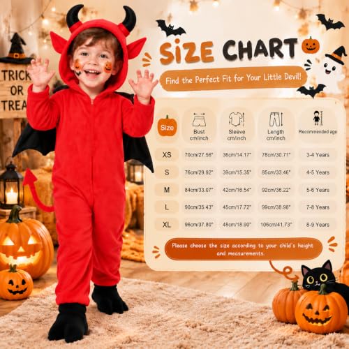 Costume démon d'halloween