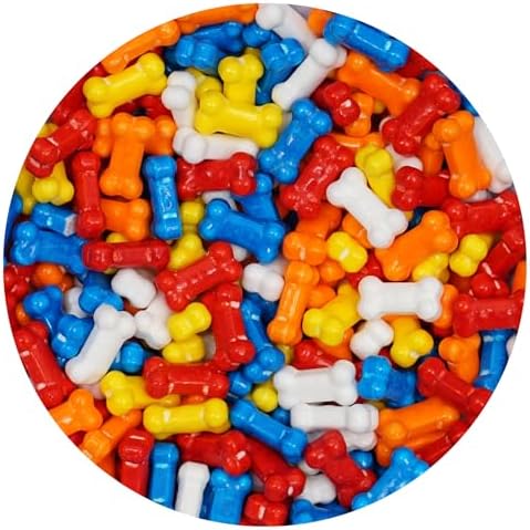 Bonz Candy, 1 Pound Bulk Bag, Bone Shaped Candy, Dog Bonz Candy Bulk