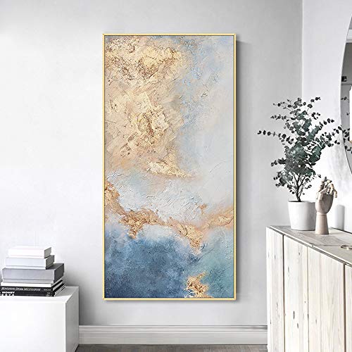 Tableau abstrait 3D grand format pour illuminer un mur sombre
