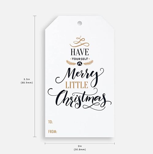 Miniatura 2 de Etiquetas de regalo de Navidad con cuerda, regalo de agradecimiento, etiquetas de nombre de Navidad, etiquetas colgantes de Navidad para regalos,