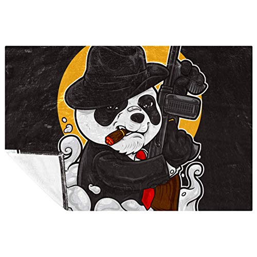 Couverture chaude panda contre le froid sur le canapé - 2