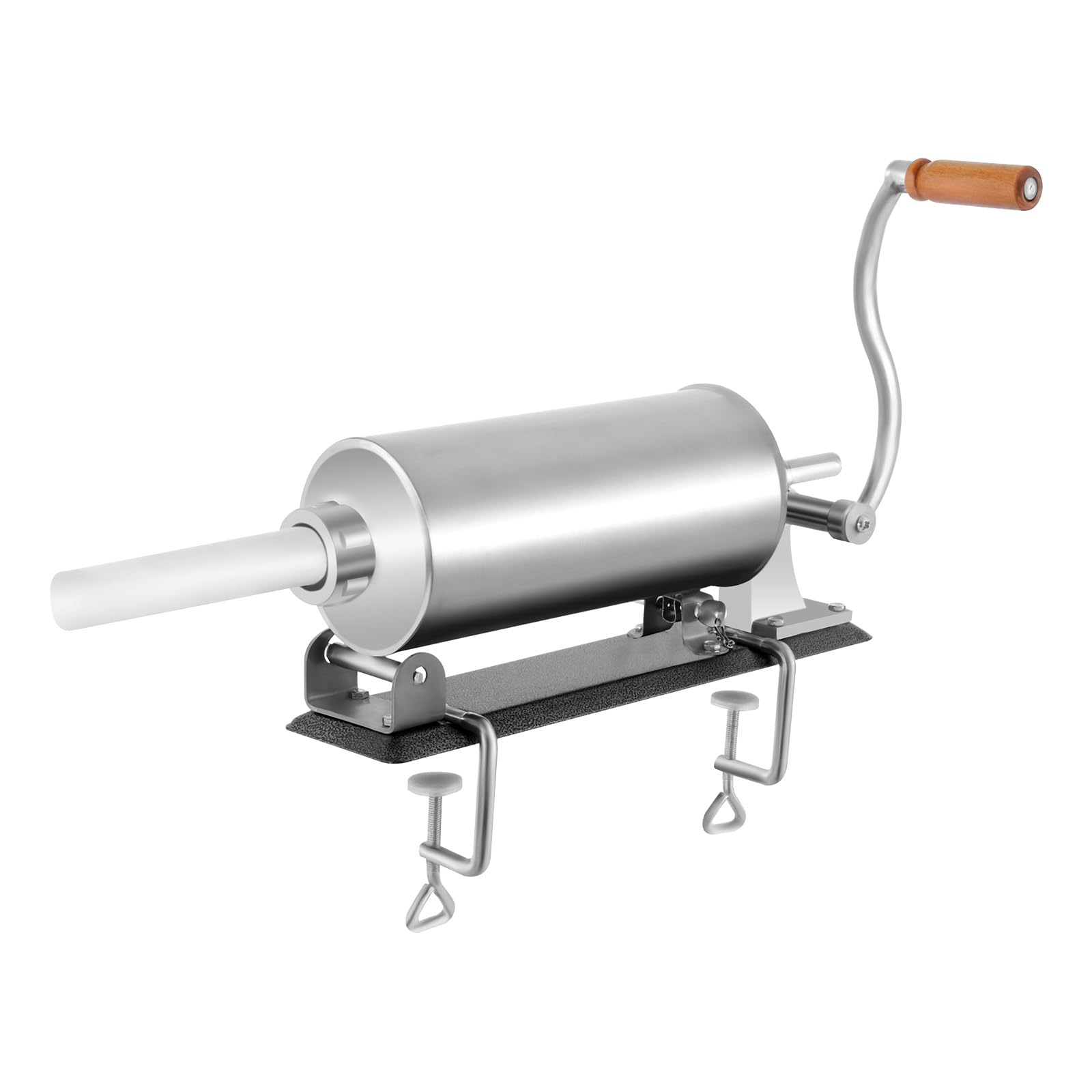 Máquina de llenado de salchichas 3L, embutido de salchichas, máquina de llenado de carne de acero inoxidable con 4 tubos de llenado, máquina manual de salchichas para caseros
