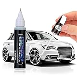 White Touch Up Paint for Cars, Two-In-One Car Paint Scratch Repair Pen, Quick & Easy Solution to Repair Minor Automotive Scratches 0.4 fl oz.