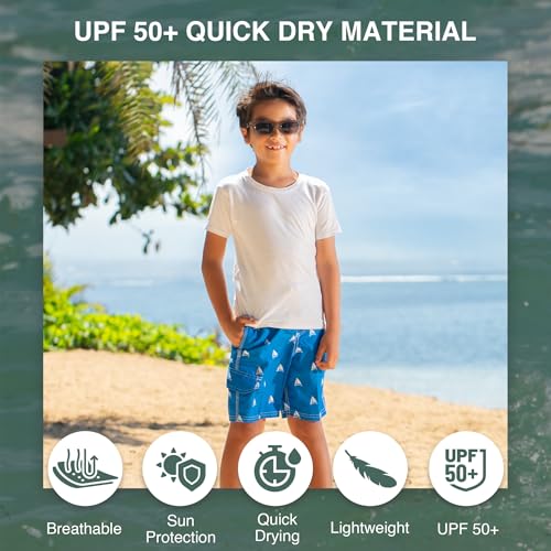 Image of Kanu Surf Boys' Avalon Quick Dry UPF 50+ Beach Swim Trunk