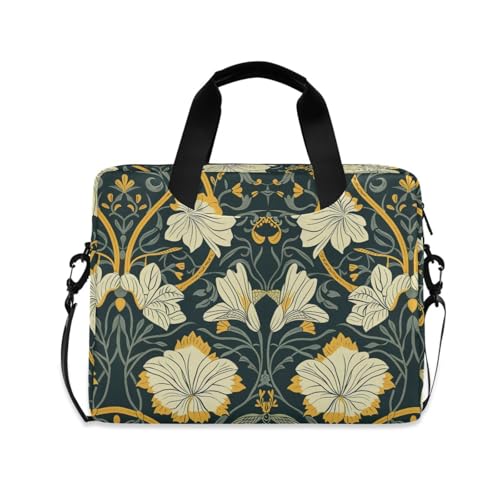 Maletín portátil para laptop 15.6 pulgadas estilo William Morris miniatura 1