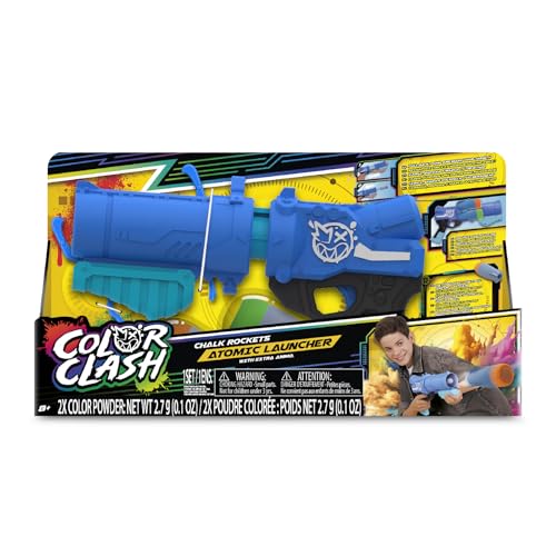Image of Funskool Color Clash Atomic Launcher, Color Gun for Holi, Eco Friendly, Outdoor Games Toy Gun for Boys, Best Gift for Kids 8 Year Old and Above