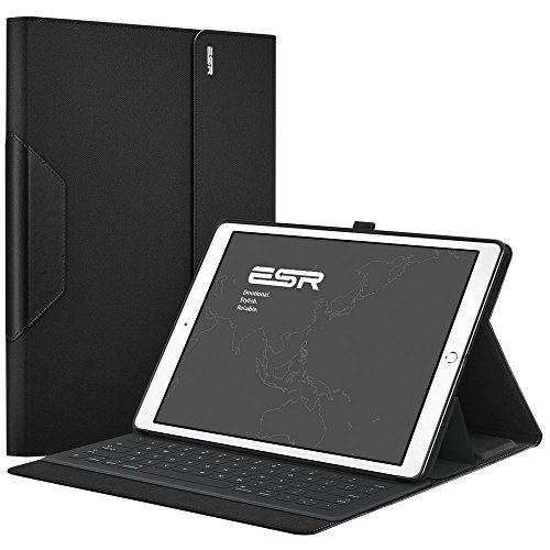 iPad Pro Case, ESR Intelligent Series Soft TPU Bumper Folio Stand Case