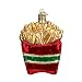 Old World Christmas French Fries Glass Blown Ornament