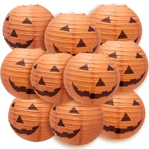 Lanterne en papier Halloween suspension pour deco interieur jardin