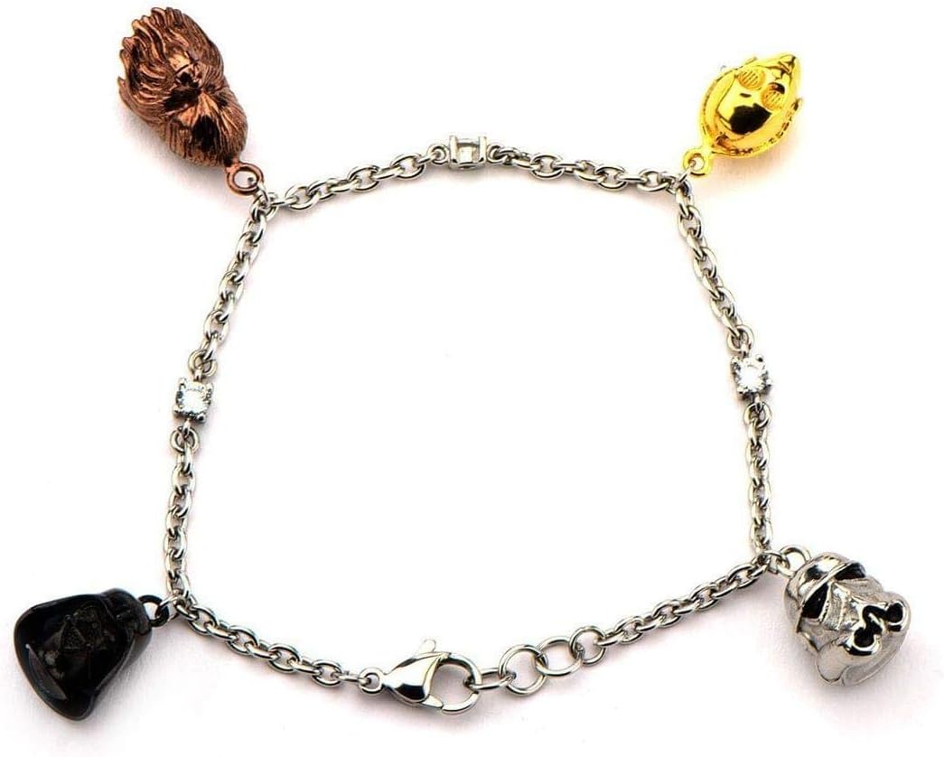 Star Wars Tween 3D Characer Charms Bracelet 7.25"
