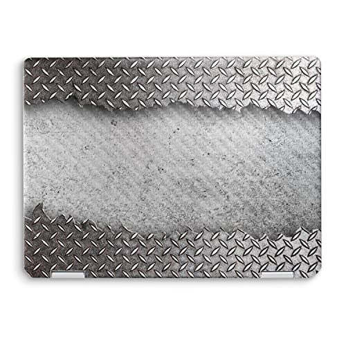 Image of MightySkins Carbon Fiber Skin Compatible with HP Spectre x360 14 inch (2022) Full Wrap Kit - Ripped Metal | Protective, Durable Textured Carbon Fiber Finish | Easy to Apply | Made in The USA