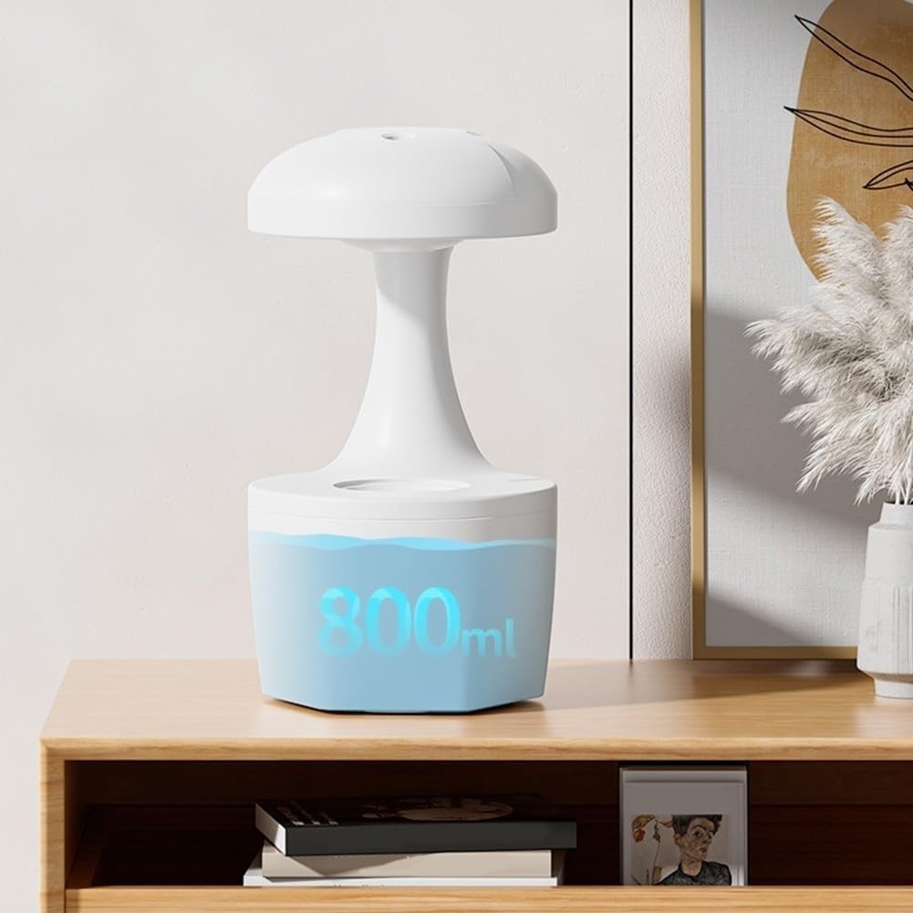 per Uso Domestico Umidificatore USB a Nebbia Fredda for Camera da Letto Umidificatore antigravità con Gocce d'Acqua