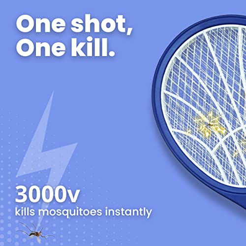 Mr-Right-Mosquito-Racket-Bat-Rechargeable-Made-in-India-with-6-Months-Warranty-Blue