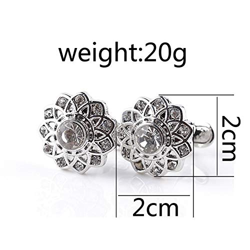 YUNGYE Elegante Manchetknopen Voor Vrouwen Mannen Frans Shirt Graveren Manchetknopen Ronde Manchetknopen Geschenken Voor Heren Manchetknopen voor Mannen Vrouwen - Image 8