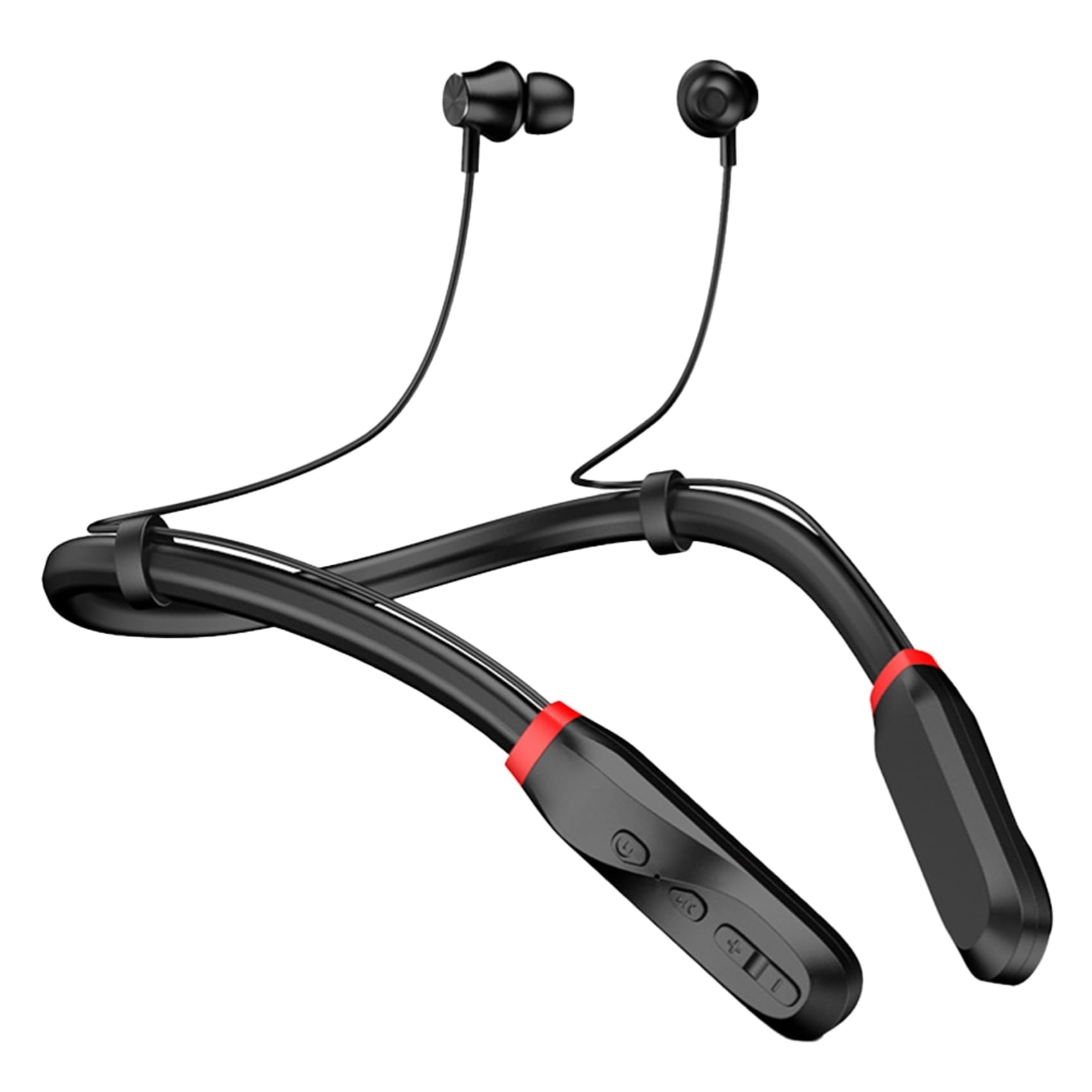 3X Cuffie Bluetooth con Archetto da Collo, Auricolari Stereo Wireless con Microfono e Durata di Riproduzione Extra Lunga, Auricolari Sportivi Impermeabili