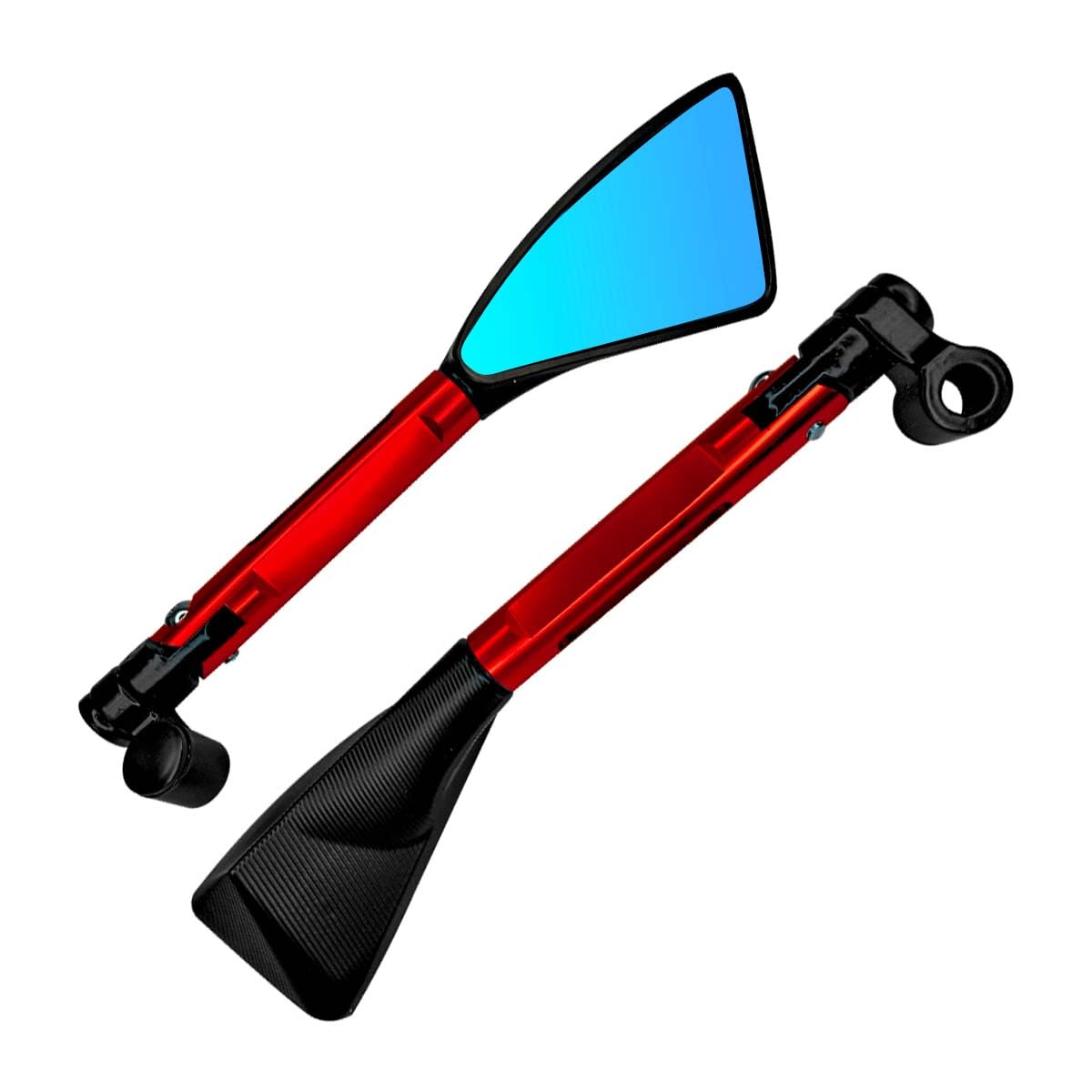 Par Retrovisor Moto Esportivo Rizoma Vermelho CB500 XJ6 Suzuki Yes