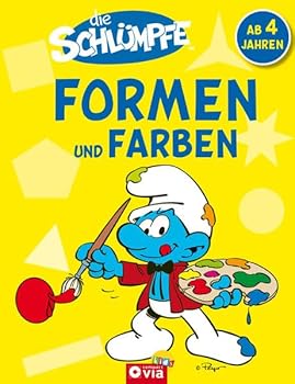 Paperback Die Schlümpfe - Formen und Farben [German] Book