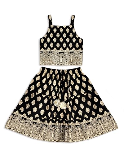 Image of Chandrakala Kids Lehenga Choli Set for Girls (KL120-P)