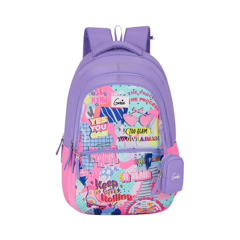 See full amazon price history chart for Genie Whimsy Laptop Backpack for Women, 3 Compartments, 19" Stylish and Trendy College Bags for Girls, Water Resistant and Lightweight Bags for Office and Travelling Purpose, 36 Liters, Purple Genie Whimsy Laptop Backpack for Women, 3 Compartments, 19" Stylish and Trendy College Bags for Girls, Water Resistant and Lightweight Bags for Office and Travelling Purpose, 36 Liters, Purple (B0CW2254PH) Amazon Price History, Amazon Price Tracker