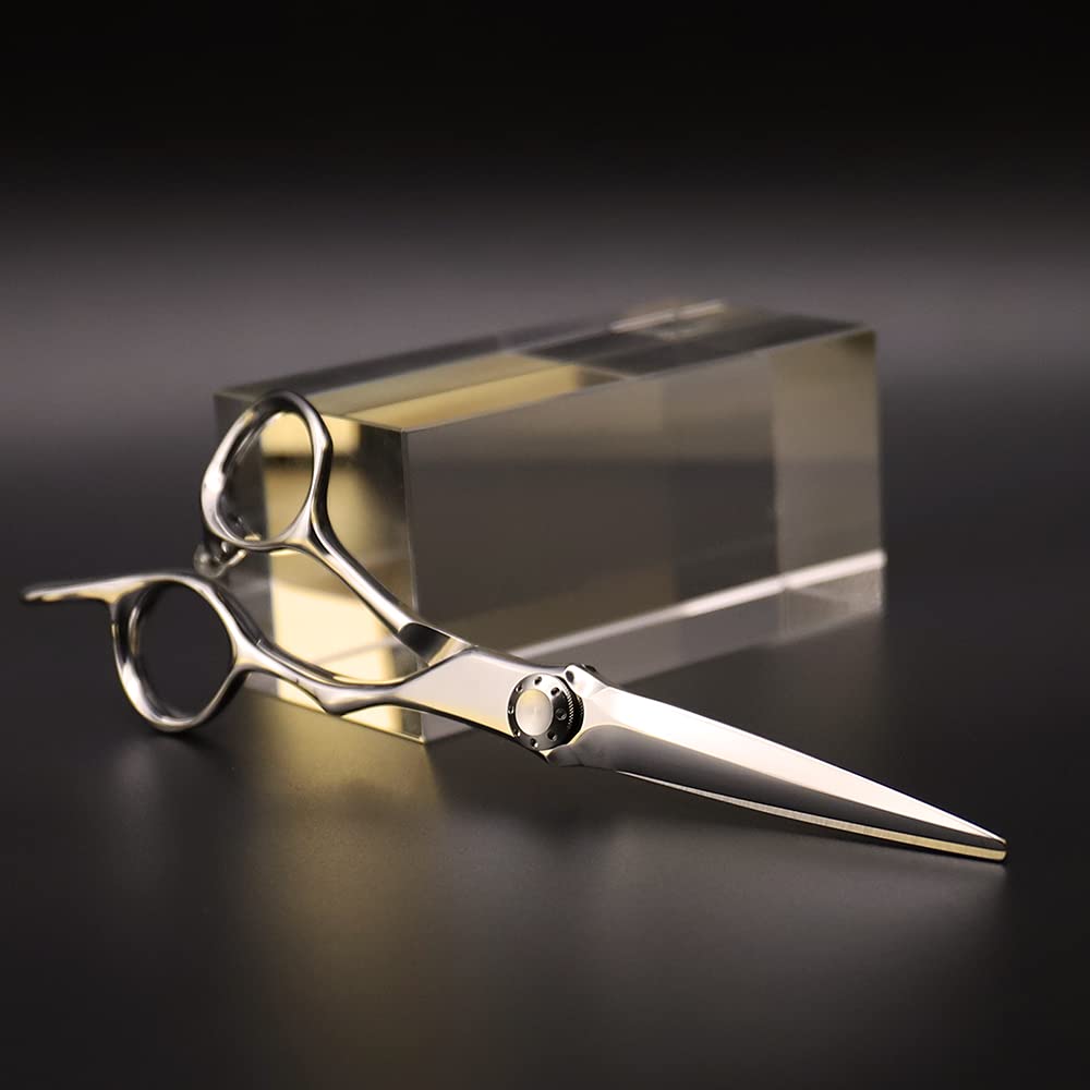 AOLANDUO Tijeras Peluqueria Profesional - Tijeras Peluqueria AOLANDUO VG10 Acero - Tijeras Entresacar Precisas para Peluqueros y Barberos - Ergonomico 1 Ud 6 Pulgadas Cortar Pelo