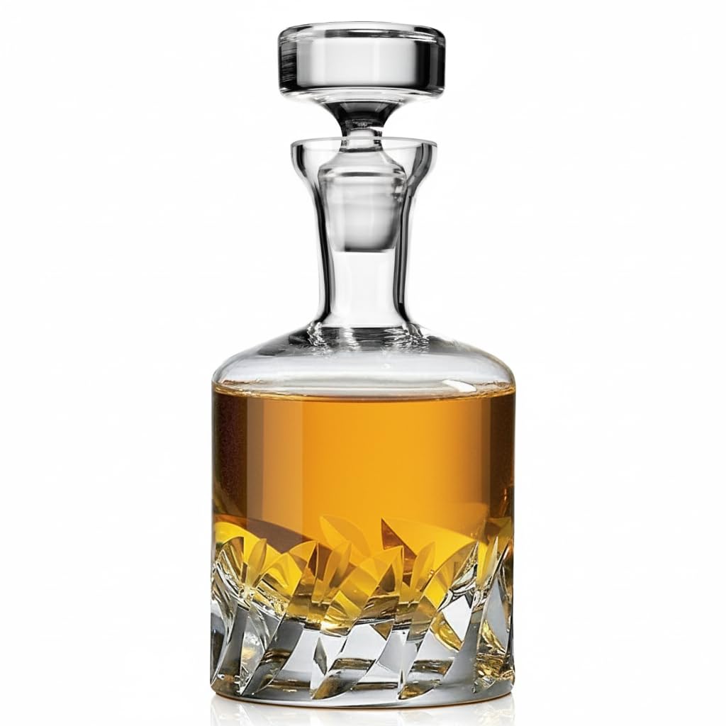 Ravenscroft Hand-Blown Crystal Whiskey Decanter