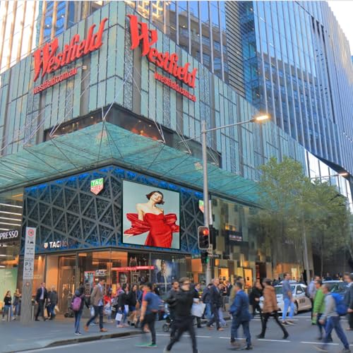 Image of P6 40x40 Inch Outdoor LED Display Screen IP45 Weatherproof Commercial Digital Sign HD Video /Image Billboard for Advertising, Stores, Restaurants, Stadiums Easy Install Scrolling LED Panel