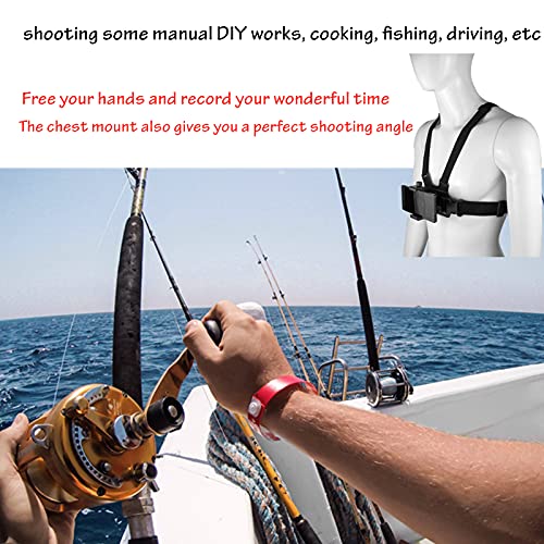 image for Dream Bull Phone Chest Mount Harness Vest and Head Strap Clip Holder f