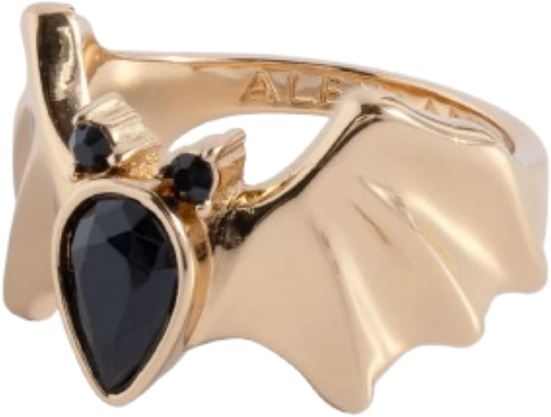 Alex and Ani Crystal Bat Ring