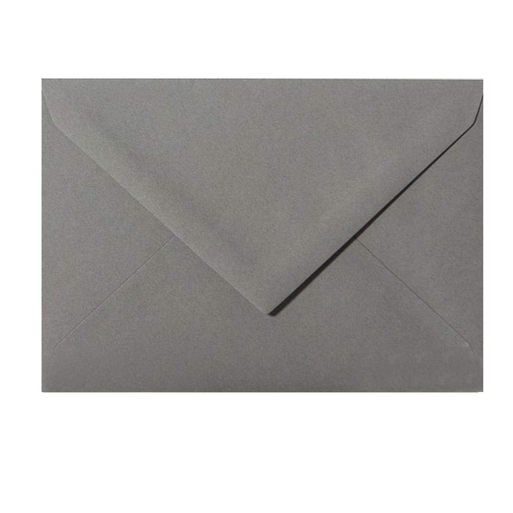 25 sobres DIN C6, 114 x 162 mm, sobres sin ventana C6, adhesivo húmedo, C6, para invitaciones, tarjetas de felicitación, tamaño A6, para bodas, cumpleaños, color gris oscuro
