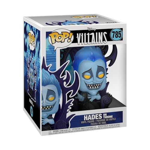 Funko Pop! Deluxe: Villains - Hades On Throne - Disney Villains - Figura de Vinilo Coleccionable - Idea de Regalo- Mercancia...