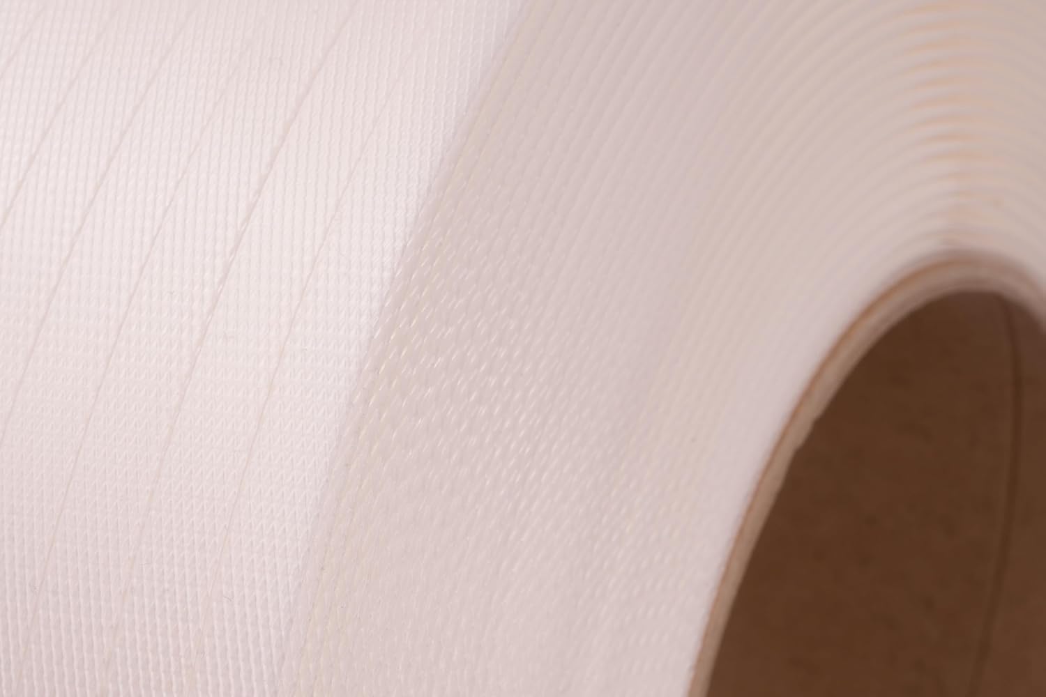 Nastro Reggetta in Polipropilene PP – 1 Rotolo 2800m Bianco, 12mm Larghezza, 0,6mm Spessore, Resistenza 158kg – Ideale per Macchine Reggiatrici Automatiche e Manuali