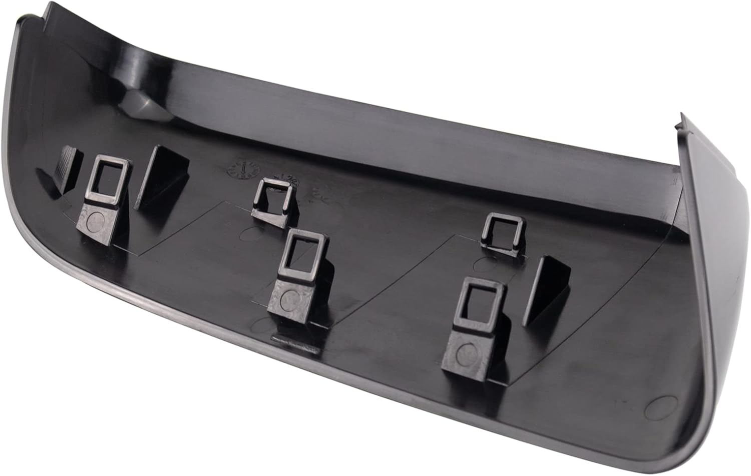 TRQ Driver Side Manual Mirror Smooth Black Cover Compatible with 2008-2011 Ford Focus FO1320316