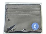 PORTAFOGLIO UOMO CON 3 SLOT PORTA CARTE DI CREDITO E 1 TASCA INTERNA PER MONETE O BANCONOTE-COLORE NERO-WALLET SLIM ETHEREUM