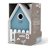 Emsa 517478 Vogelhaus/Nistkasten Für Kleinsingvögel, altblau - 2