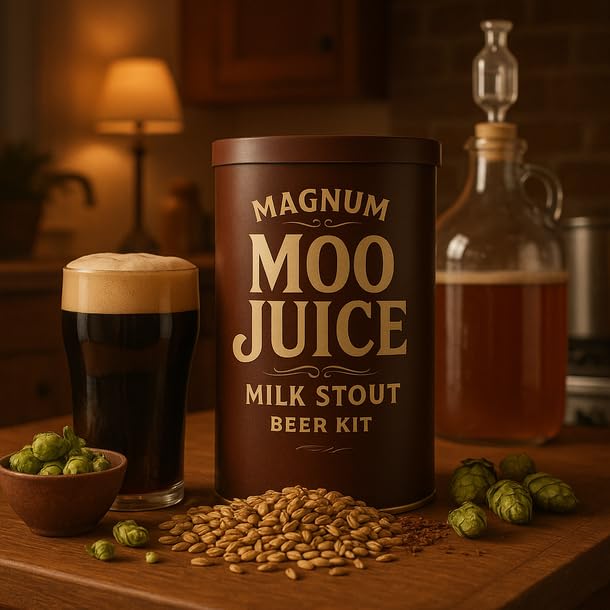 Label Peelers Magnum Moo Juice Milk Stout Beer Kit
