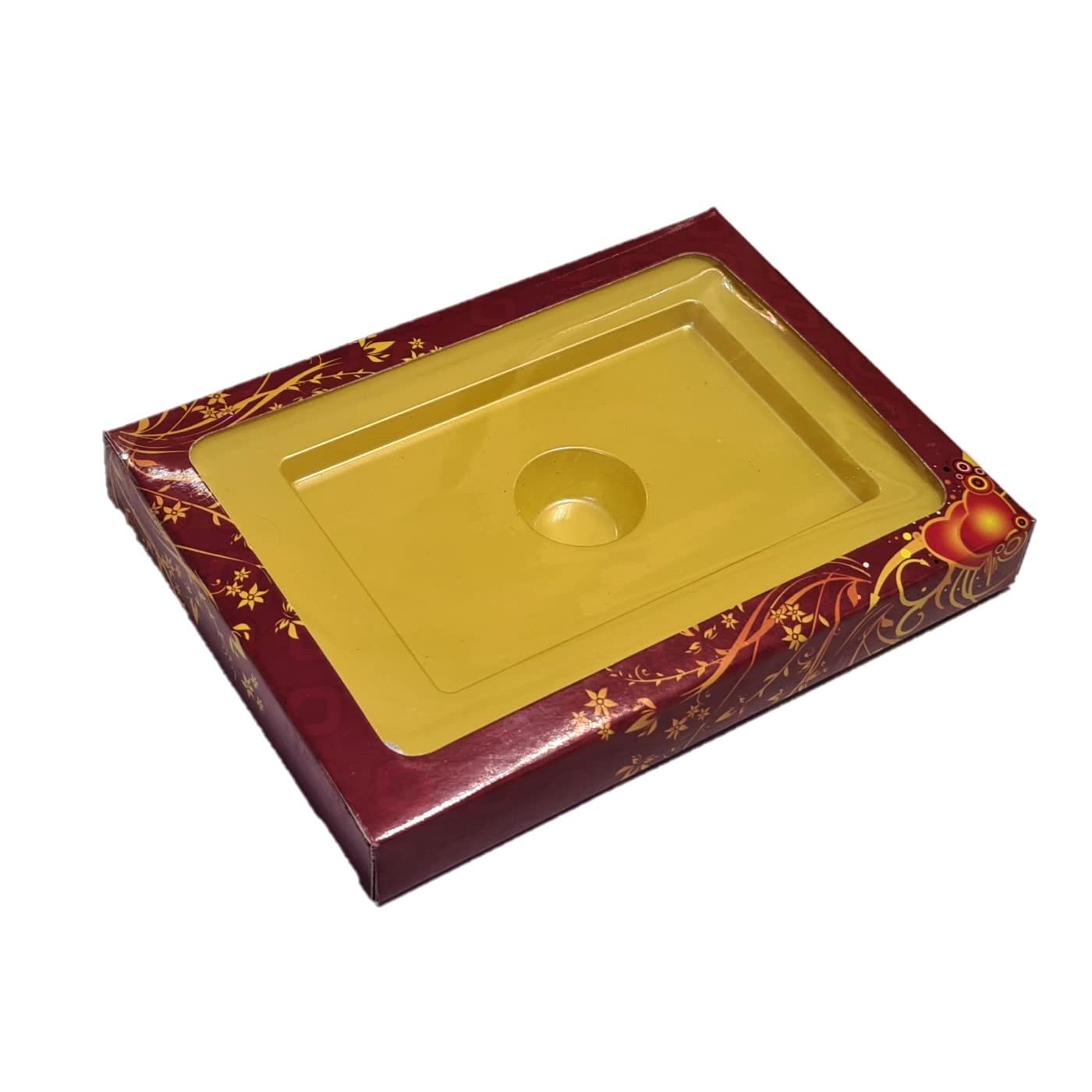 Choco Craft Packaging-Greeting Chocolate Box With 70gm Brick Cavity-For Chocolate Packaging-Pack Of 10