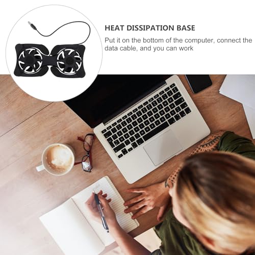 Base refrigerante portátil para laptop con doble ventilador miniatura 7