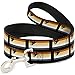 Dog Leash Flag Bear Pride Brown Orange Yellow Tan White Gray Black 6 Feet Long 1.0 Inch Wide