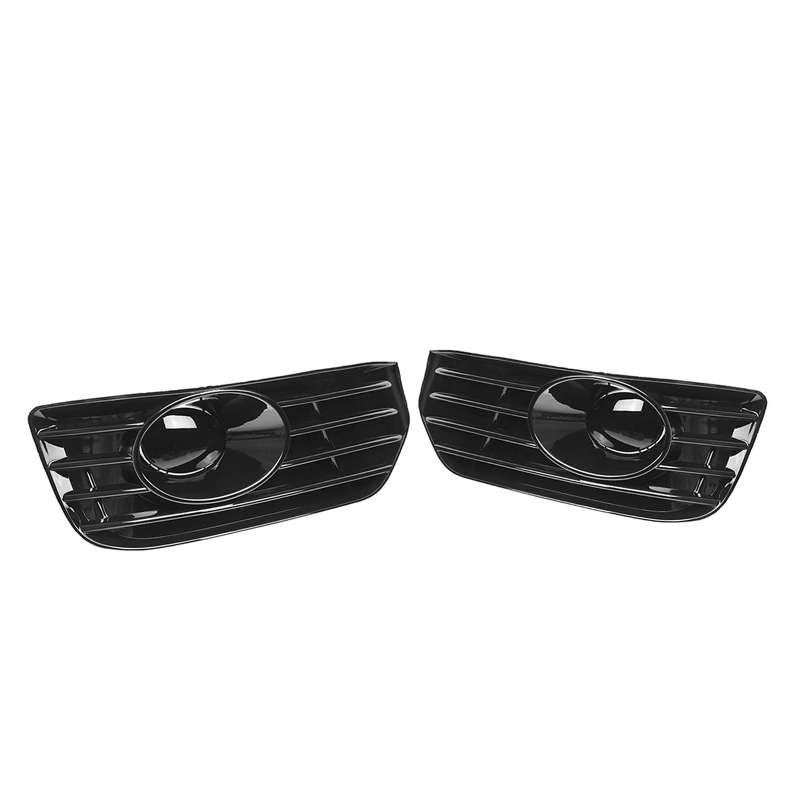 Błyszczący czarny 2x kratka przedniego światła przeciwmgielnego samochodu Grill Transporter, dla VW, dla T5 SPORTLINE 2010-2015 kratka lampy przeciwmgielnej osłona grilla Przednie grille samoc