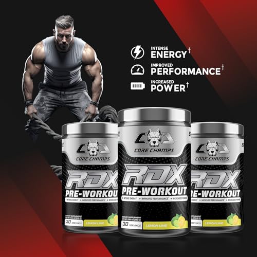 Image of Pre Workout Powder for Men & Women | Enhanced Energy, Focus, & Pumps + Cognitive Enhancers | 300mg Caffeine | 30 Servings (Lemon Lime)