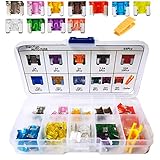 DanYun 64個 低背ヒューズ ミニ平型ヒューズ 車ブレードヒューズ 2A 3A 5A 7.5A 10A 15A 20A 25A 30A 35A 40A ヒューズ脱着工具付き 車/トラック/オートバイ用 電装必需品