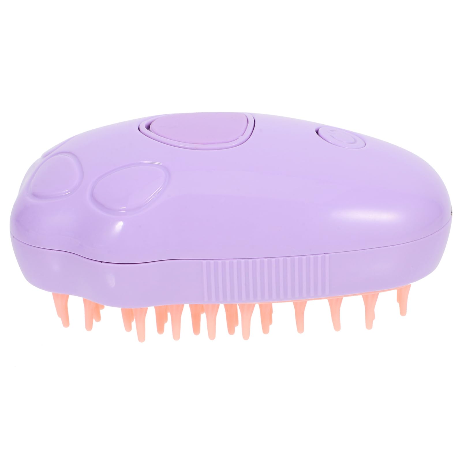 BESPORTBLE 5piezas Cepillo De Vapor Multifuncional Para Mascotas Autolimpiante Para Baños De Perros y Gatos Masaje Suave y Desenredado
