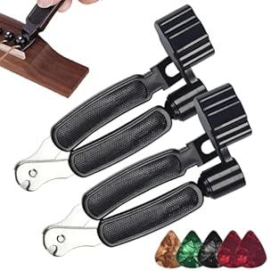 | NON-SLIP GRIP This guitar string winder provides an ergonomically designed grip with non-slip surface. This noticeably reduces hand fatigue during daily guitar care and string changes. This makes maintenance more comfortable and more controllable f...