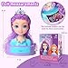 Kryonixty 4-in-1 Doll Head for Hair Styling Kids-9Inch,Hair Salon Toys Makeup Kit Princess Accessories Pretend Play Toys Birthday Gifts for 3-8 Year Old Girls