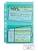 Martha Stewart Home OfficeTM with AveryTM Secure-TopTM Sheet Protectors, 2 Pockets, Teal, 5-1/2" x 8-1/2", Pack of 5 (14533)