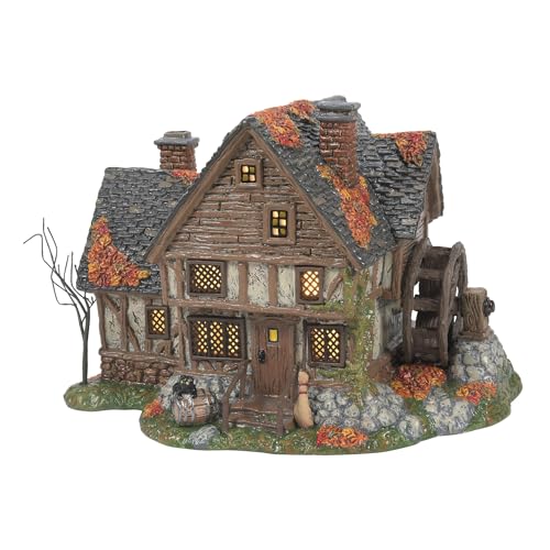 Department 56 Hocus Pocus Village The Sanderson Sister's Cottage Lit Building, 6.61 Inch, Multicolor