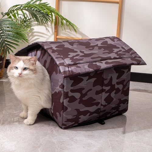 Niche imperméable pour chat balcon et extérieur abri anti-UV de jardin